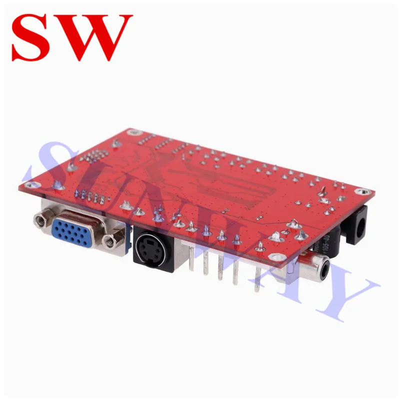 1 st Professionele VGA naar CGA/CVBS/S-VIDEO Converter Arcade Game Video Converter Board voor CRT LCD PDP monitor High Definition