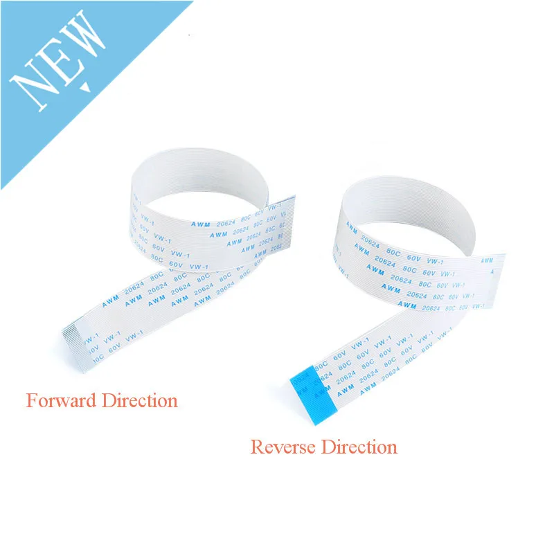 10PCS FPC/FFC ริบบิ้นยืดหยุ่นแบน 12 Pin 0.5 MM/1.0 MM PITCH 6/ 10/15/20/25/30/40 ซม.ความยาวย้อนกลับทิศทาง