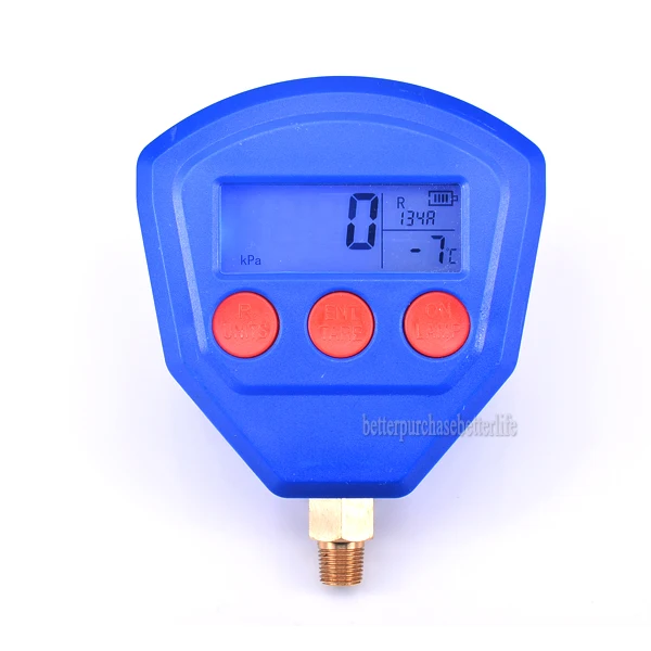 R22 R410 R407C R404A R134A Air Conditioner Refrigeration Vacuum Medical Equipment Battery-Powered Digital Pressure Gauge