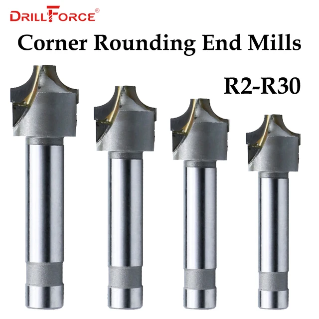 1PC 2/4Flutes R2-R30 Cemented Carbide Corner Rounding End Mills,Ball Nosed  Concave Radius Milling Cutters (R2/R5/R8/R15/R25/R30) - AliExpress 1420