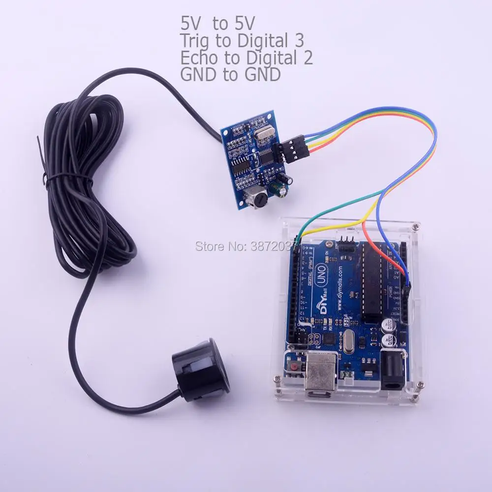 5pcs/lot JSN-SR04T Waterproof Ultrasonic Sensor Distance Detection Obstacle Avoidance Module for Arduino