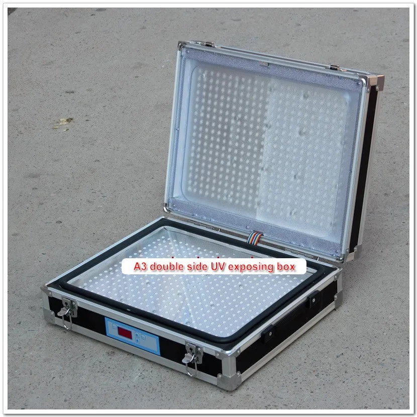 Double Side UV Exposure Box Machine A3 Size for Plate Making LED Bulbs New Model