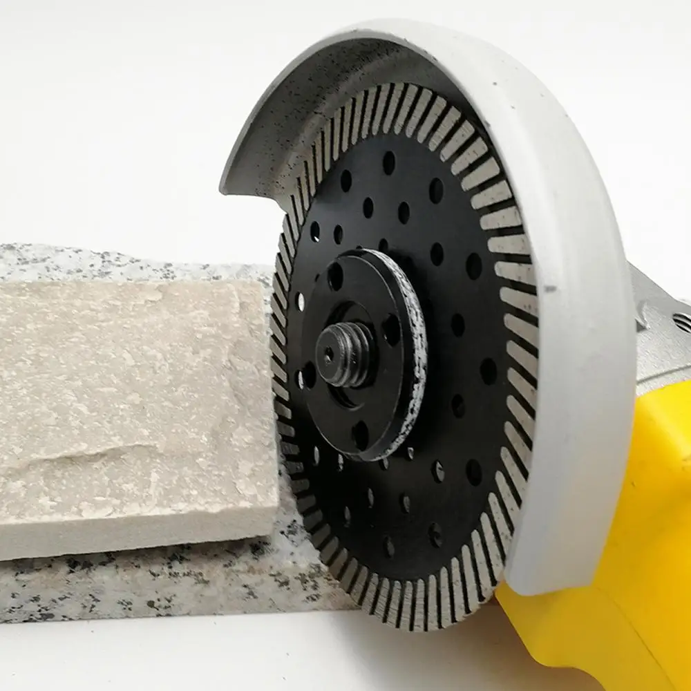 DIATOOL 20pcs 115MM Diamond Blades Whole Sales 4.5 Inch Narrow Turbo Blades With Multi Holes Fast Cutting Speed