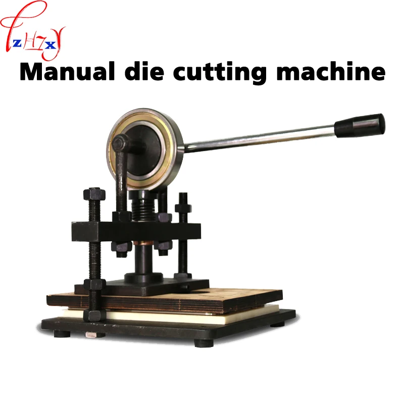 Manual knife die press pressure cutting leather undercutting machine manual leather mold / die cutting machine