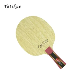 Yatikue Professionele Serie Lange Handvat Puur Hout Ping Pong Bat Carbon Fiber Tafeltennis Blade Racket