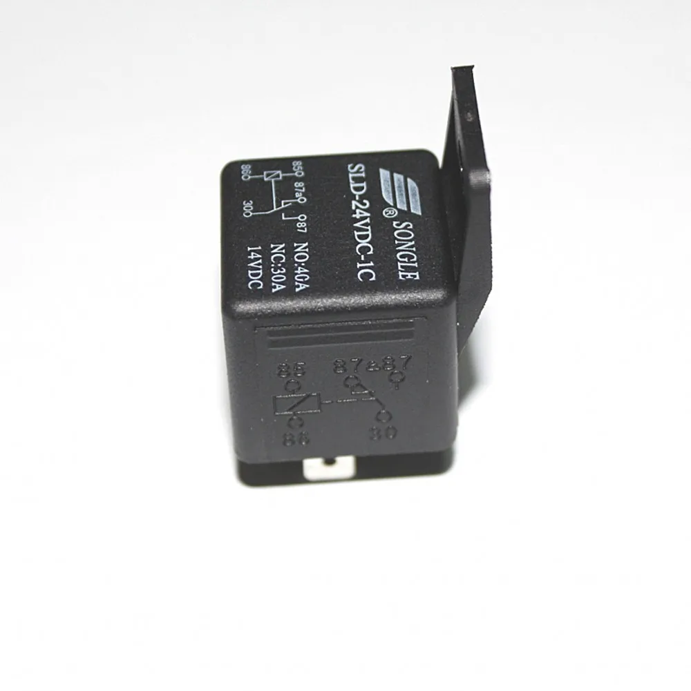 10pcs 5 Pin 40A Waterproof Car Relay Long Life Automotive Relays Mayitr Normally Open SLD-12VDC-1C SLD-24VDC-1C DC 12V/24V Relay