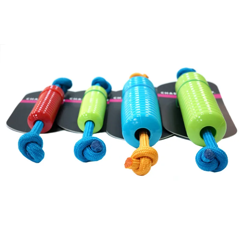CAITEC Dog Toys Rope Tube Soft Durable Floatable Interactive for Chewing and Tugging Bite Resistant Suitable for Interaction