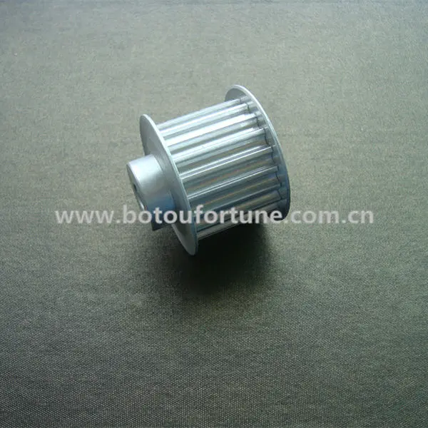 HTD5M aluminium timing pulley dengan alur pasak dan perakitan lubang 42 gigi, sabuk lebar 22mm menjual dengan paket