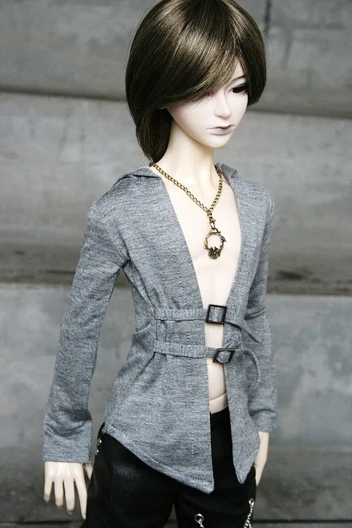 

[wamami] 06# Gray Coat/T-Shirt/Outfit 1/4 MSD DZ AOD DOD BJD Dollfie