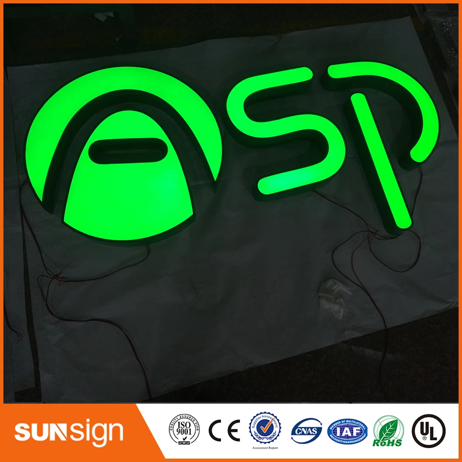 double side lit letter Big Alphabet Acrylic Led Letter Sign