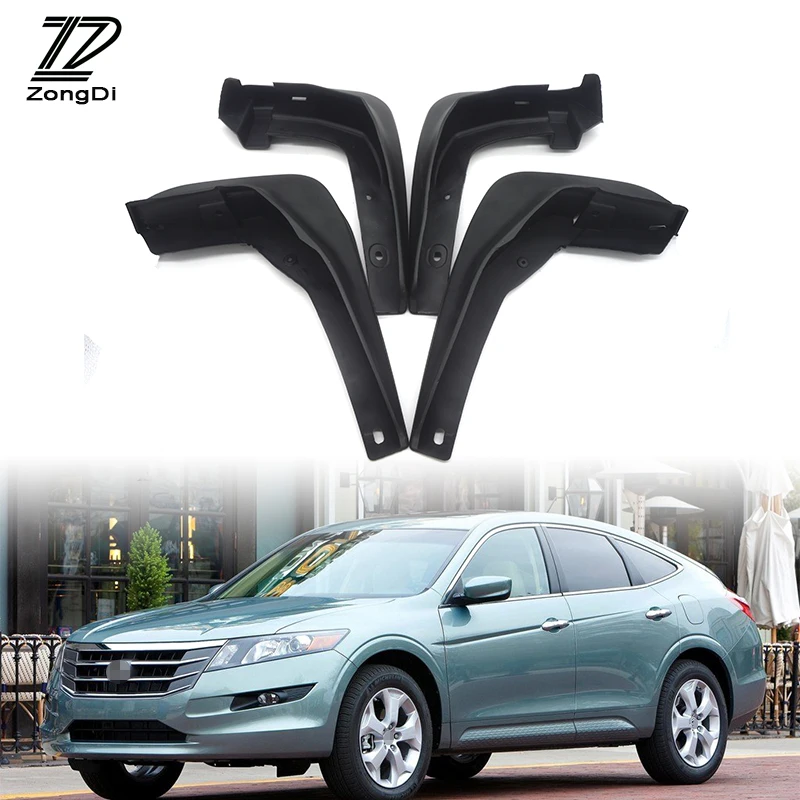 ZD Car Front Rear Mudguards For Honda Accord Crosstour 2010 2011 2012 Accessories Mudflaps Car-styling Fenders 1Set Mud Flaps