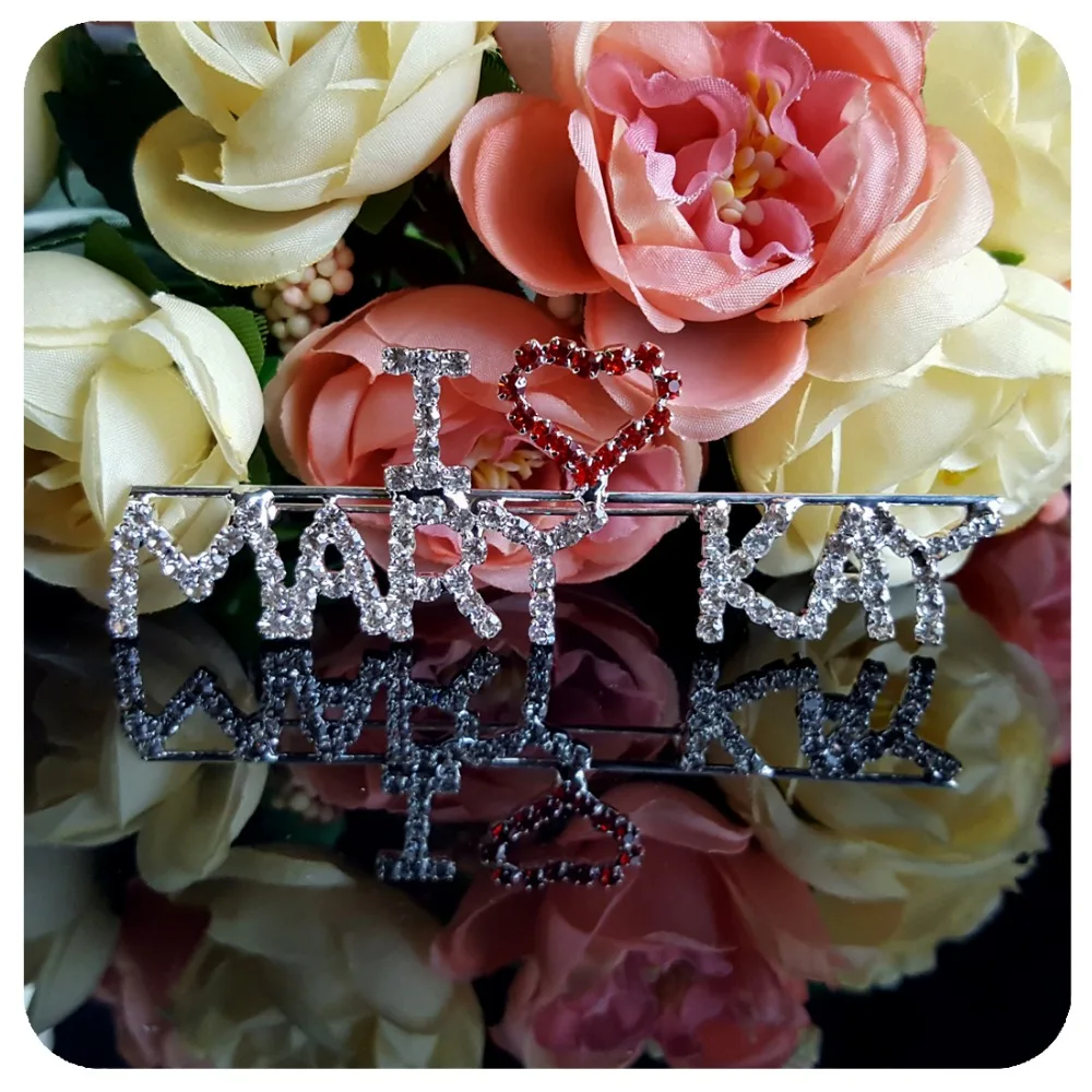 Blingbling Mary Kay Theme Brooch Jewelry&Gift 