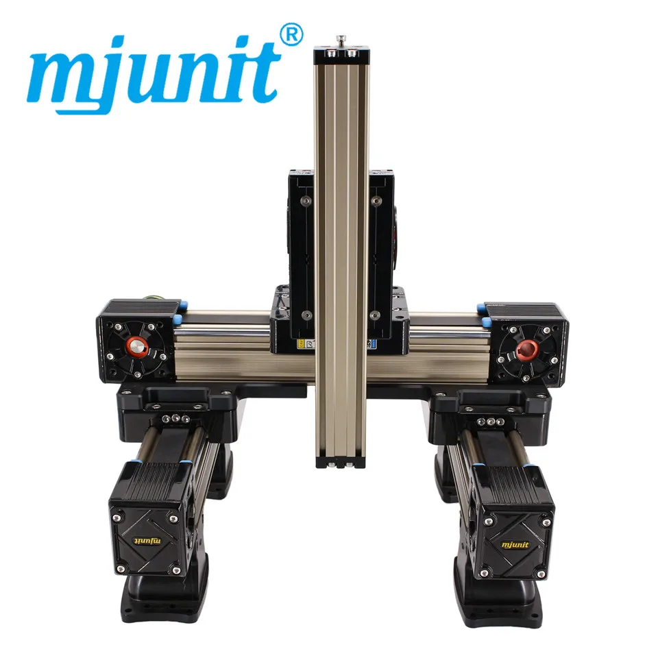 

mjunit MJ60+MJ45 xyz Linear Actuator Belt Drive Unit linear rail with 300x500x400mm stroke length