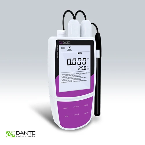 Iodide ion Meter Tester I analyzer with ISE High Accuracy Quality Brand BANTE data function