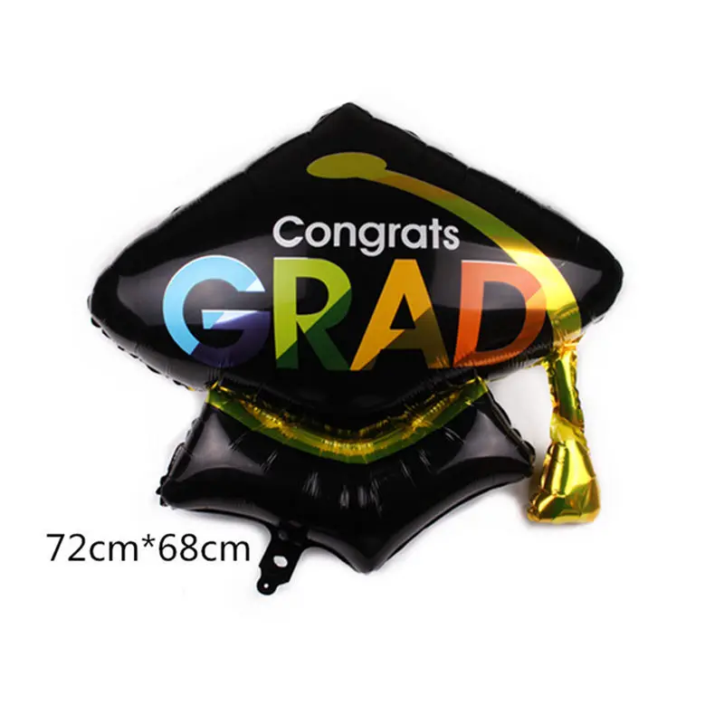 New 1PC Cartoon Graduation Season Balloon Foil Animal Balloons Birthday Party Congratulations Decoration Children's Toys globos