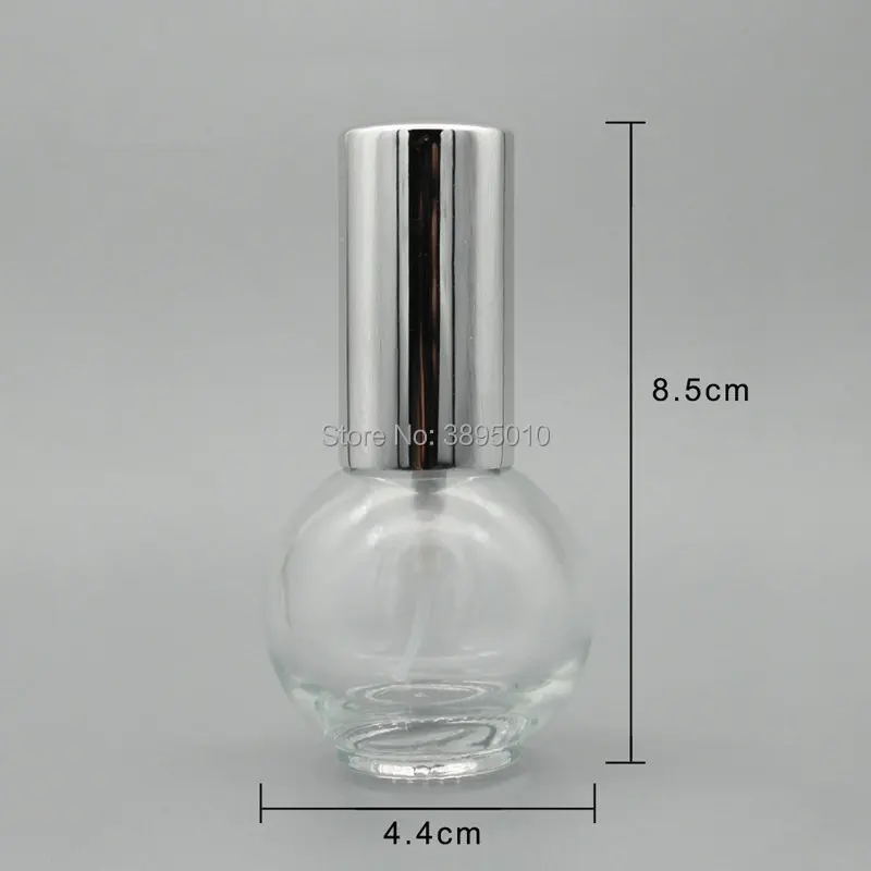 20ml Portable clear Glass Perfume Bottle With Spray Empty Parfum Case For Lady F849