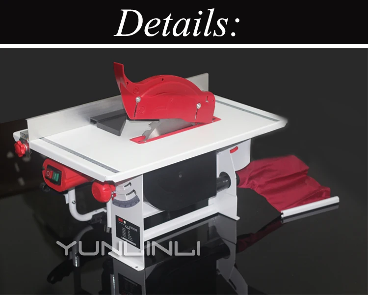 Multi-function Table Saw Woodworking Desktop Household Small Chainsaw Dust-free Push Table Saw Copper Wire Cutting Machine