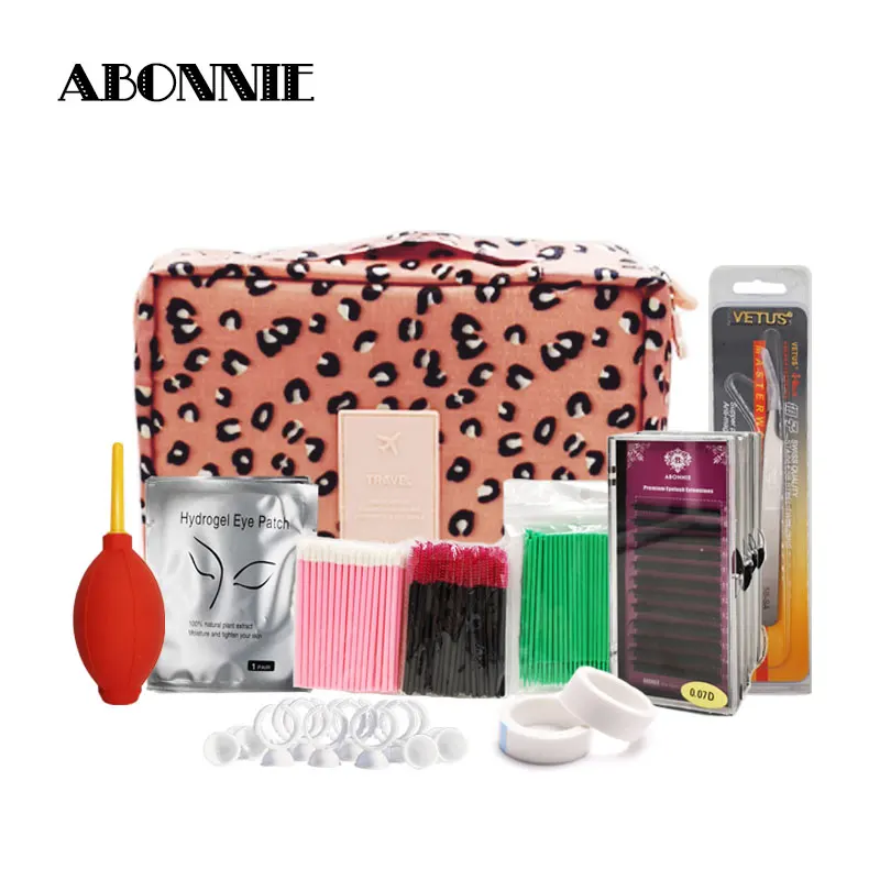 

ABONNIE Eyelash Extension Starter Kit Grafting Base Tool Set for Beauty Makeup