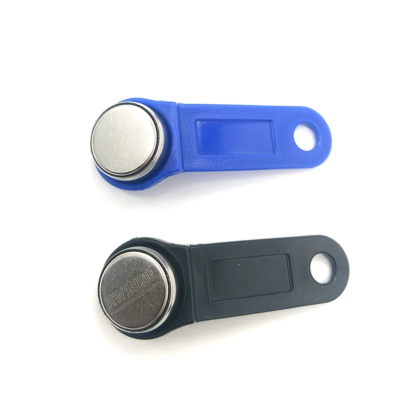 5pcs RW1990 Keyfobs Keychain Rewritable iButton Sauna KeyTM Tag Can Copy Change Code Touch Memory Cloner