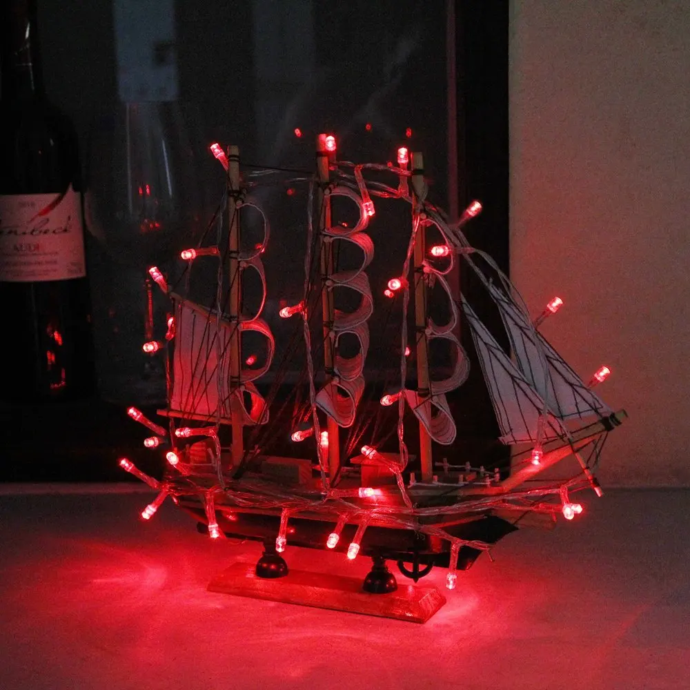 100pcs 2M 20 LED or 3M 30 LED Battery Operated LED String for Xmas Garland Party Wedding Show Decoration mini shiny Fairy string