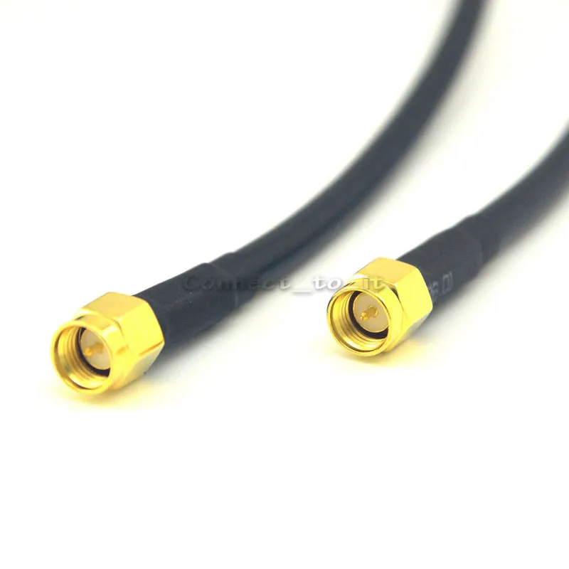 Extension Cable SMA Male to SMA Male female Connector Coaxial Cable Adapter Pigtail Cable LMR240 Pigtail Cable 1M 5M 10M