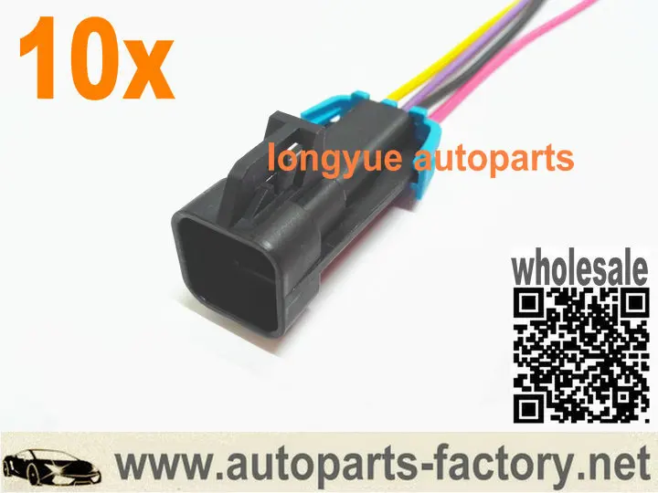 

Longyue 10pcs LS1 OXYGEN O2 SENSOR CONNECTOR PIGTAIL F-BODY 12"