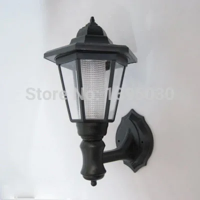 

Solar Decorative wall lamps, hexagonal lights, outdoor lights, garden courtyard lights, white, yellow optional