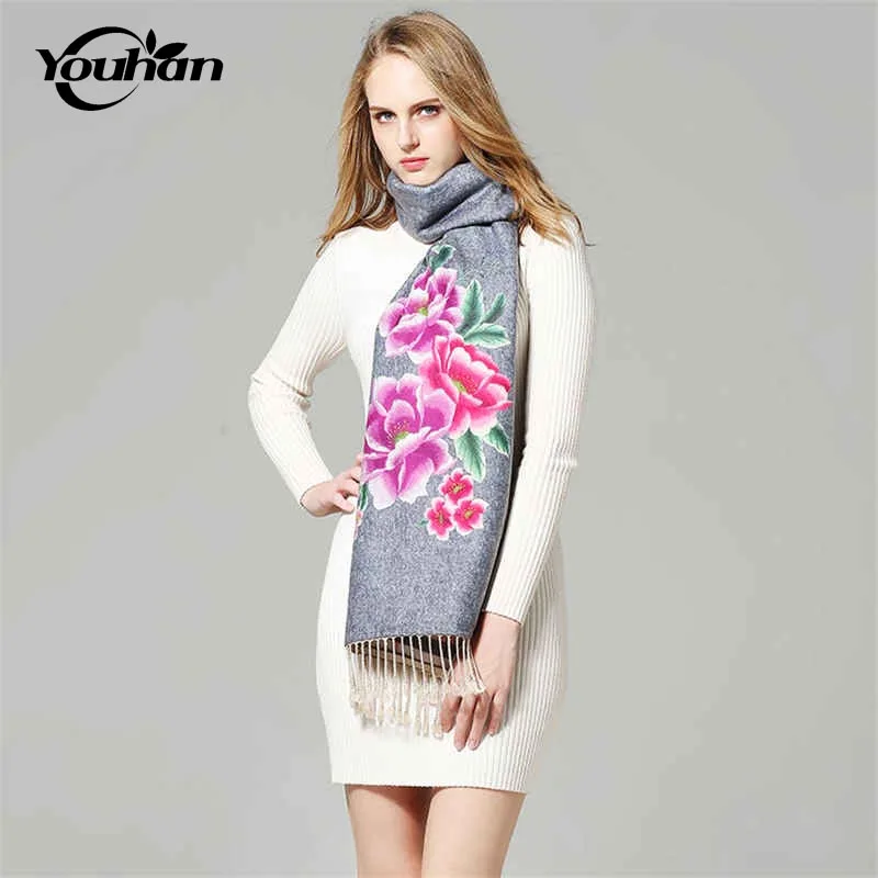 YOUHAN New Fashion High Quality Thicken Women Cashmere Scarf Autumn Winter Female Ladies Scarves Travel Pashmina Shawl