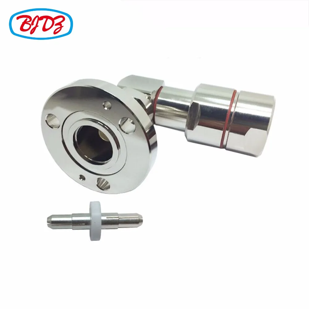 Free Shipping 2pcs 7/8 EIA flange panel mount connector for 7/8 cable LDF5-50 feeder cable right angle coaxial connector