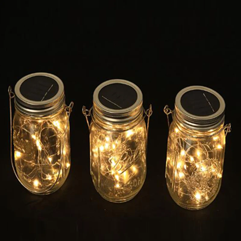 Solar Lamp Wine Bottle Lights LED Solar Powered Sense Light Outdoor Hanging Garden Lamp For Party Courtyard Path Decoration