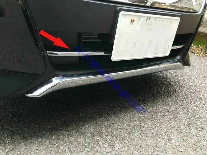 For NISSAN SERENA C27 2017 2018 2019 ABS Chrome Front Grille Accent Cover Lower Mesh Trim Molding Styling Bezel Garnish