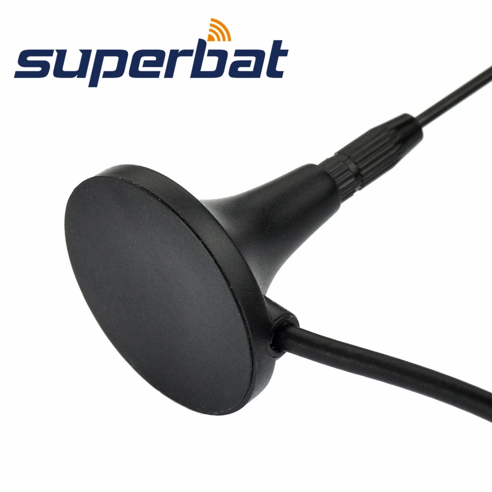 Superbat รถ DAB/DAB + วิทยุเสาอากาศ Magnetic Mount SMB ตัวเชื่อมต่อชาย RG174 5M Aerial สําหรับ Alpine