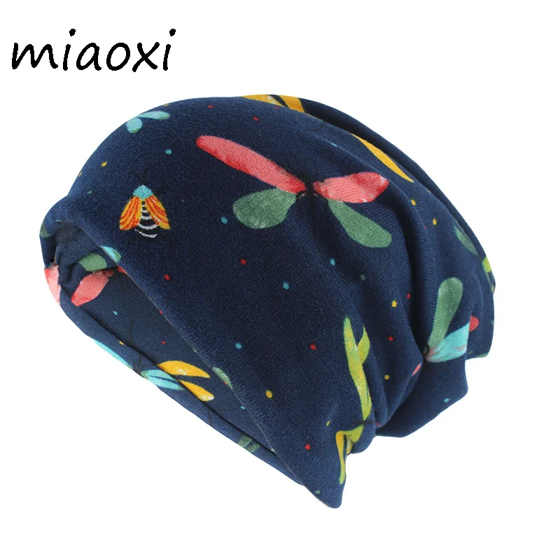 New Arrival Animal Color Adult Fashion Hat For Girls Autumn Spring Warm Beanies Hip Hop Cotton Head Cap Scarf Double Used Bone