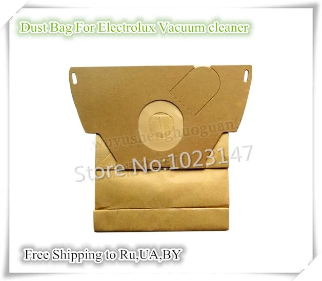 Sacchetti di polvere di carta della borsa dell'aspirapolvere di 7 pezzi/lottp per il Mondo di Electrolux-Z1150 Z1100 ~ Z1150, serie ZW11 Volta - Dolphin Blue U5001