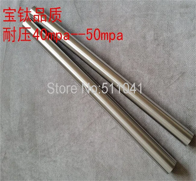 Gr5 ống titan grade5, Khả Năng Chống áp cao nhiệt độ cao ống titan, titan ống chủ đề 32*3*300, bề mặt màu đen