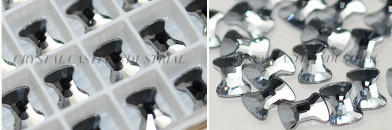 Kristall Burg Hotfix Kristall 5A Beste Strass Flatback Steentjes Perlen Strass Hot Fix Klar Weiß AB Strass Für Kleidung – Detail 10