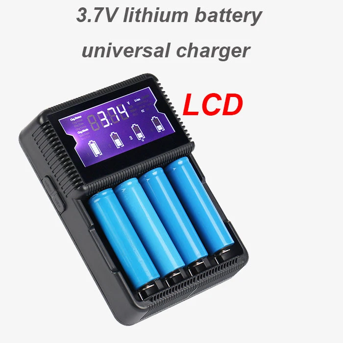 KingWei – écran LCD USB universel S4, 1 pièce, multifonctionnel, Super chargeur pour la plupart des batteries rechargeables