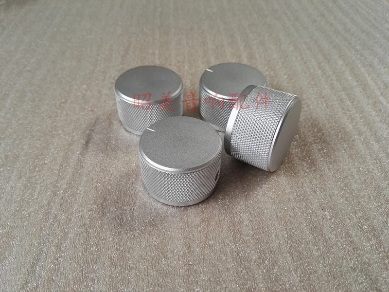 Silver / black / Gold Diameter 35mm height 22mm Pattern Full aluminum solid knob HIFI Amplifier volume knob Potentiometer knob