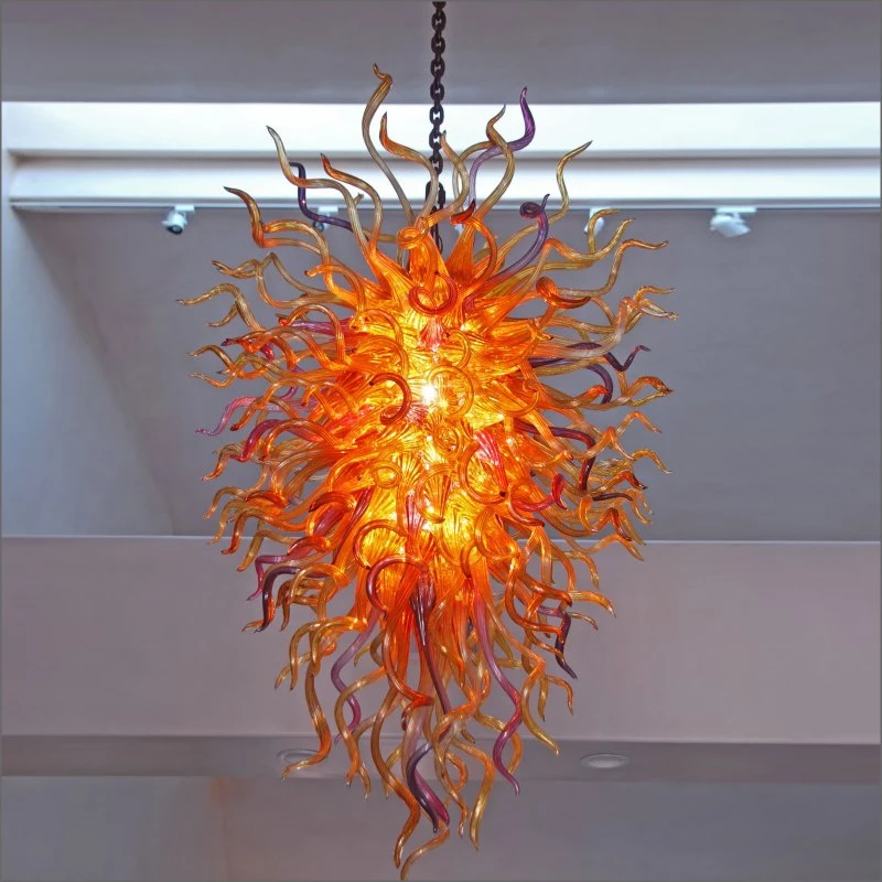 

Superior Quality Italian Blown Glass Chandelier Hanging Lamp Murano Glass Modern Art Design