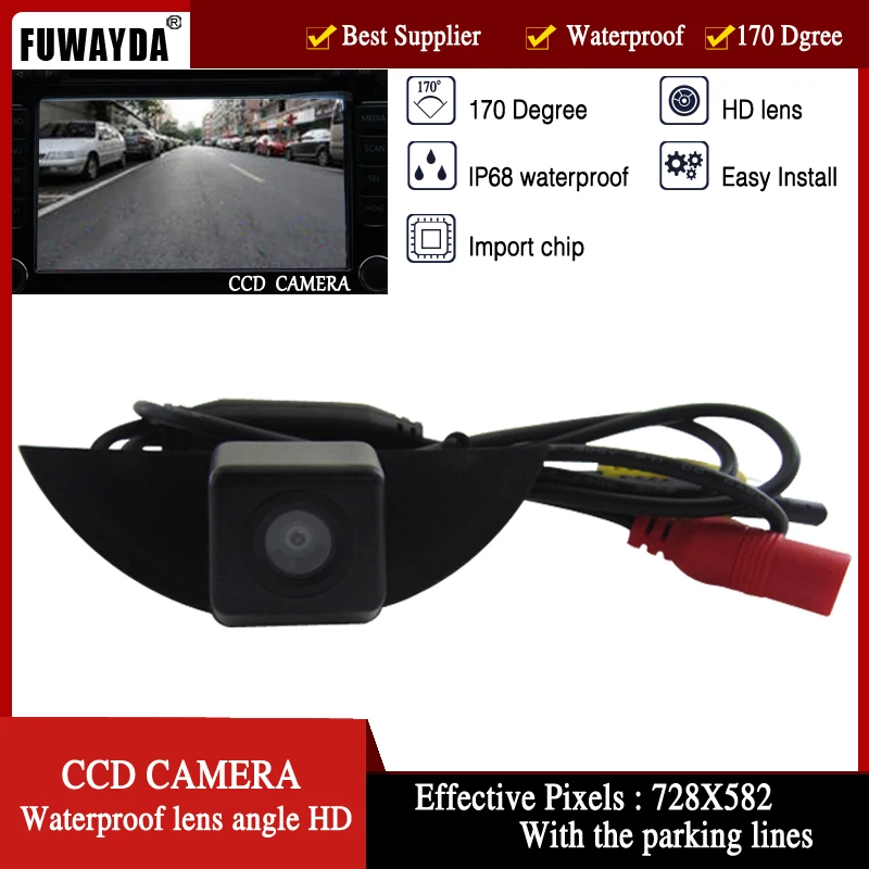 

FUWAYDA CAR Front view camera + monitor for Nissan X-Trail Tiida Qashqai Livina fairlady Pulsar Cube Armada Frontier Murano