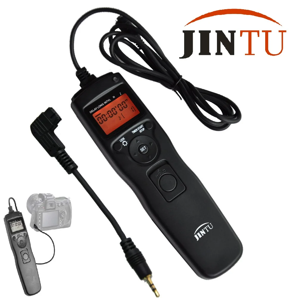 JINTU LCD Camera Timer Shutter Release Remote Control S1 for Sony A77 A65 A57 A37 A33 A700 A900 A550 A560 A530 DSLR Camera