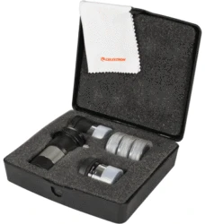 celestron ASTROMASTER ACCESSORY KIT include 2X barlow lens 6 mm Ploss 15 mm Kellner Eyepiece #25 #80A Filter Moon Filter