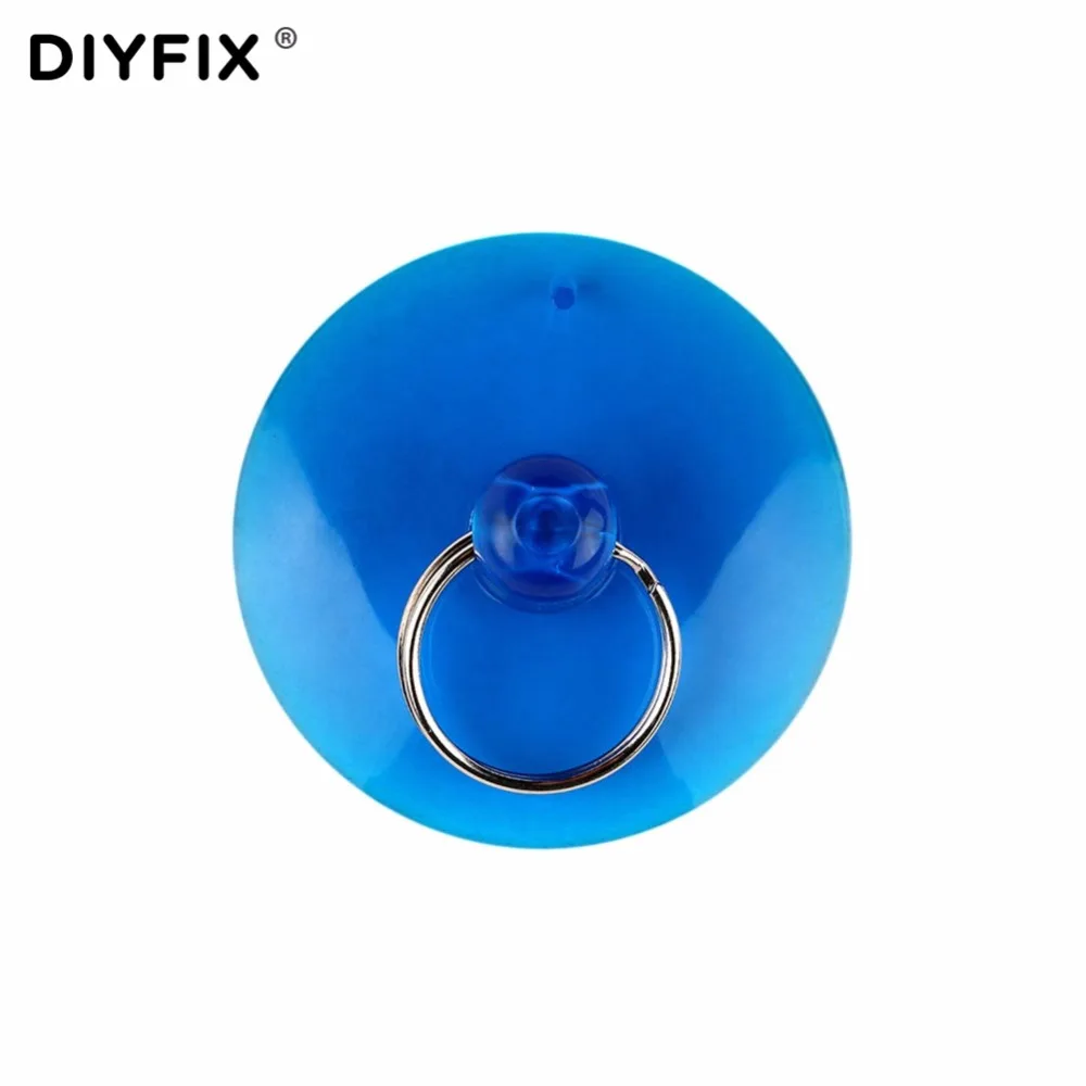 DIYFIX 2.2inch Heavy Duty Suction Cup with Metal Key Ring Tool for Mobile Phone LCD Screen Disassembly Repair Opening Tools