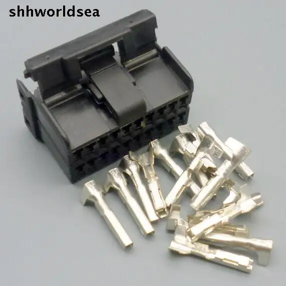 

shhworldsea 5/30/100sets 1.2mm kit pcb mounting wire harness 20P 20way connector 174047-2