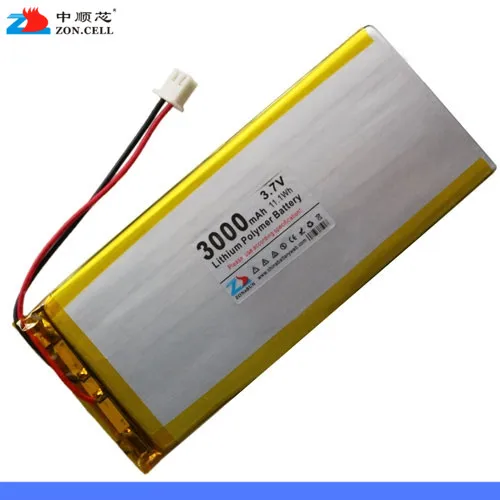 Shipping in core 3000mAh with protection board 4049110 3.7V polymer lithium ion battery 4050110 Rechargeable Li-ion Cell