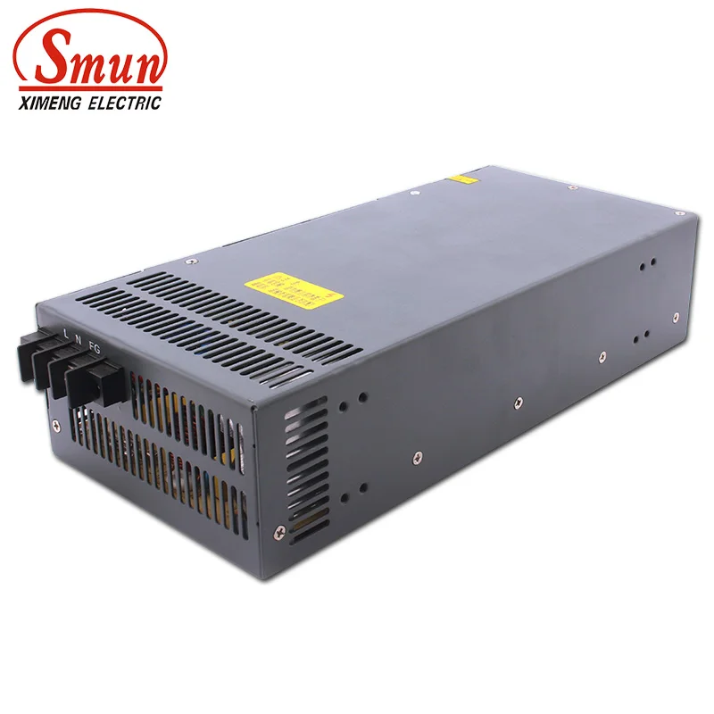 

SMUN S-800-12 800W 12V 66A High Efficiency Single Output AC-DC Switch Power Supply For LED Industrial Control System