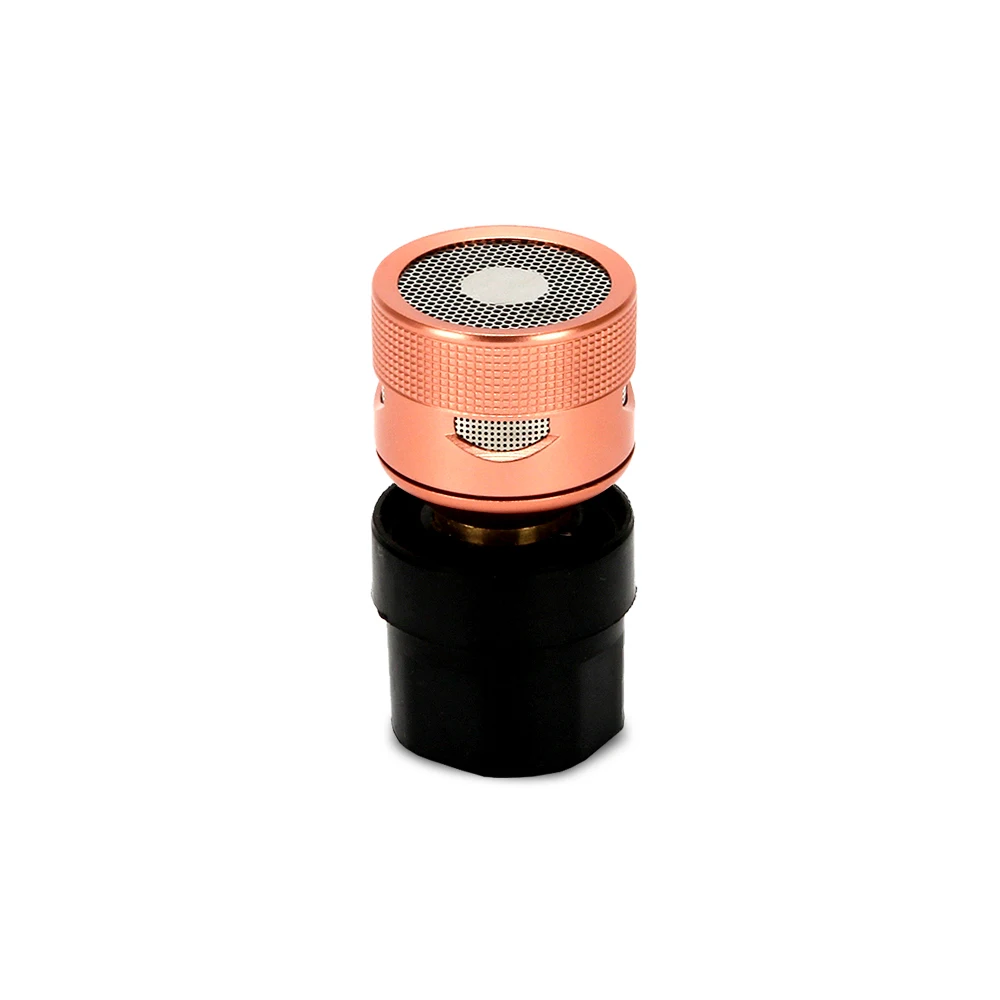 Great Voice Restore! YUEPU RU-M582 Microphone Capsule Mic Head Core Replacement for mic High-Fidelity Voice Rose-Gold Metal