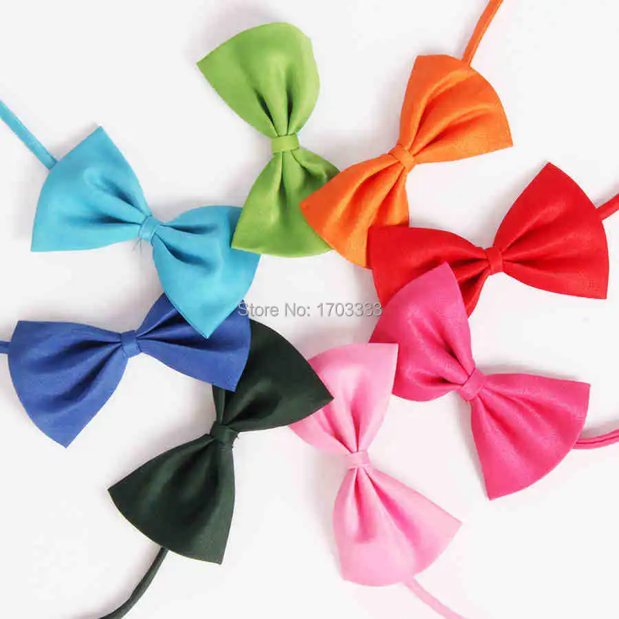 1000pcs Dog Neck Tie Dog Bow Tie Cat Tie Pet Grooming Supplies Pet Headdress Flower DHL free shipping