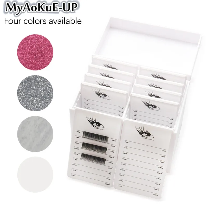 Makeup Eyelashes Storage Box Tools 10 Layers Acrylic Pallet Lash Holder Individual lash Volume Display Stand Eyelash Extension