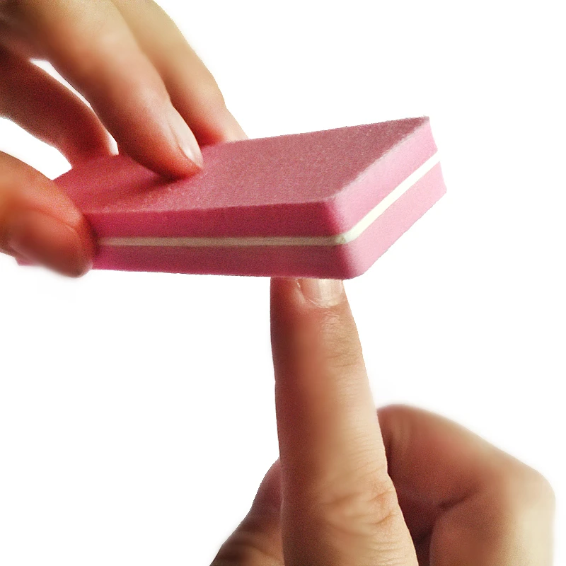 Multicolor Nail File Buffer Sponge Mini Nail File Block Buffer Sanding 100/180 Professional Nail Art Tools Salon Lime a ongle